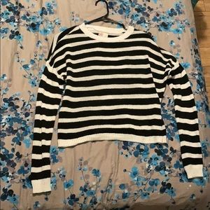 Black and white stripe sweater